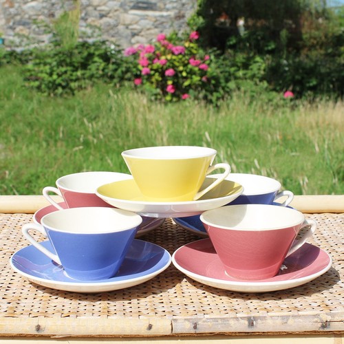Set tasses et soucoupes - set, 5